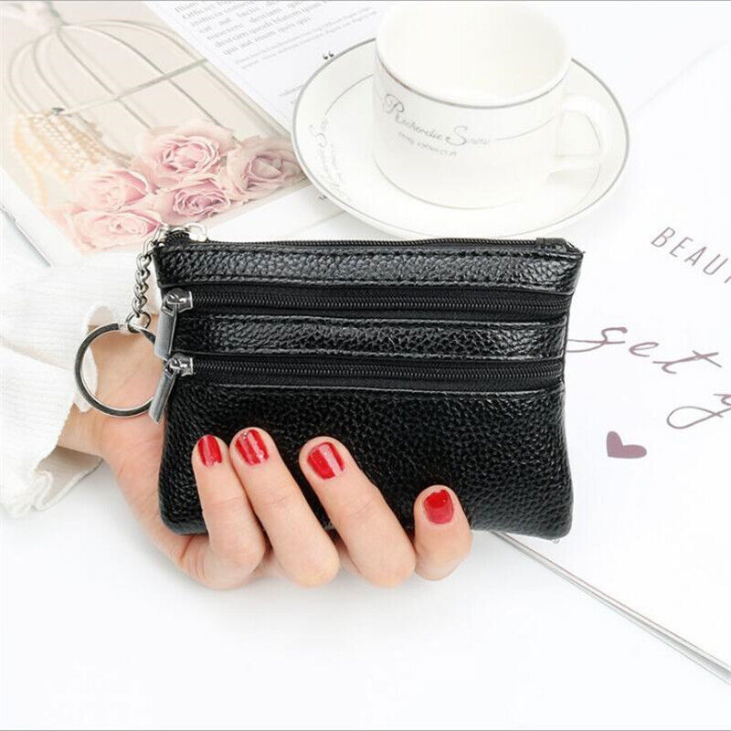 Leather Purse Women Small Wallet Purses Mini Zipper Money Bags Pocket Wallets