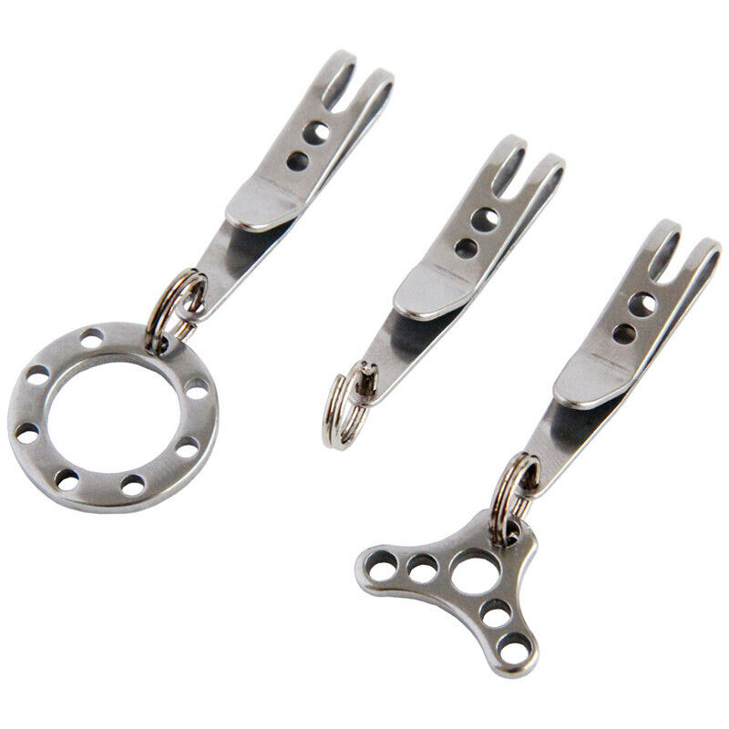 Mini Pocket Clips Carabiner Bag Waist Belt Clip Key Buckles Holder Outdoor T-ca