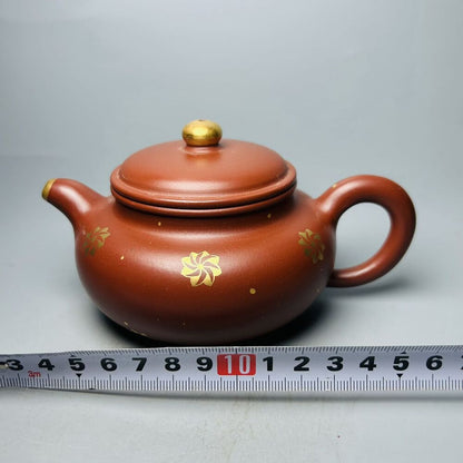 Vintage Chinese Yixing Purple Clay Teapot Zisha Ceremony Fashion Gift Teaware