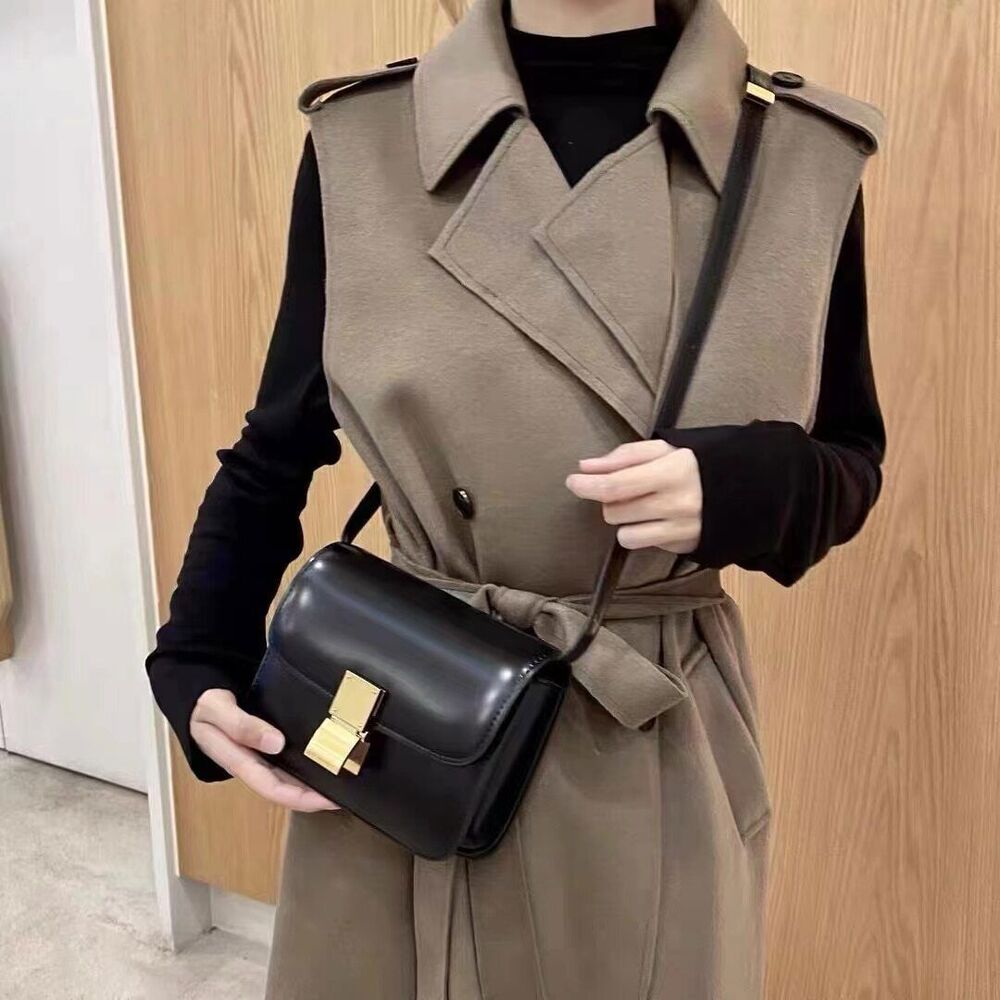Women’s Genuine Shoulder Bag Small Square Bags Handbag Bags