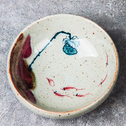 Ceramic Tea Cup Chinese Blue White Glaze Cup Retro Tea Cup Tea Bowl Master Cup