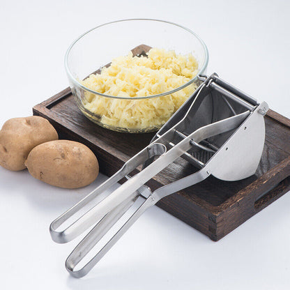 Stainless Steel Potato Masher Heavy Duty Masher Multi-purpose Fruit Lemon Juicer