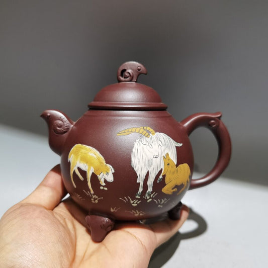 vintage chinese yixing purple clay teapot zisha ceremony fashion gift teaware