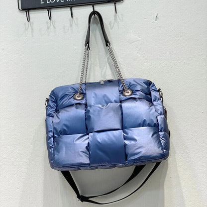 Handbags Quilted Women Shoulder Bags Down Crossbody Bag Winter Purse