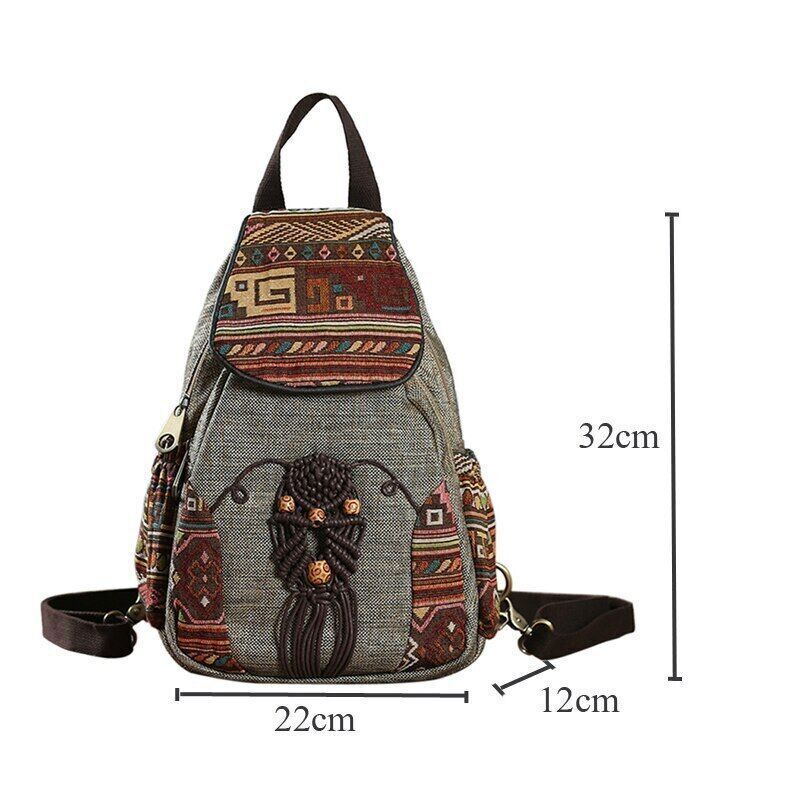 Backpack Women's Canvas Backpacks Bag Female Travel Backpack