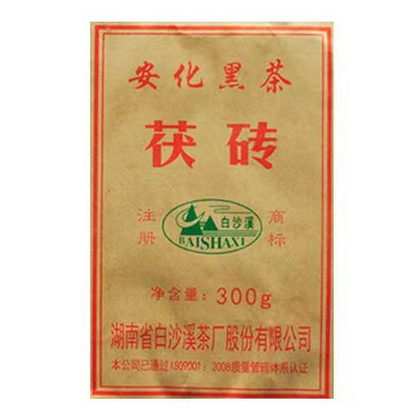 300g Baishaxi Authentic Dark Tea Brick Anhua Fuzhuan Organic Black Tea Benefits