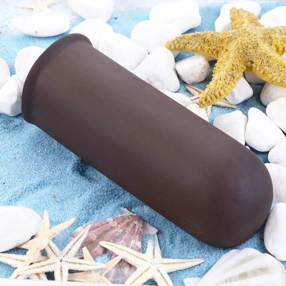 Aquarium Decorations Ceramic Fish Shrimps Hiding Breeding House Tube 11x4x 3.3cm