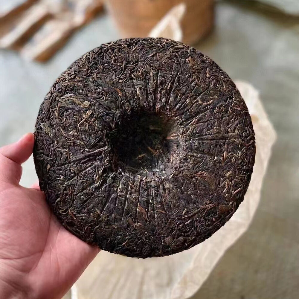 357g Yunnan Old Pu'er Raw Tea 2003 Hualian Aged Pu-erh Raw Tea Puerh Cake Tea