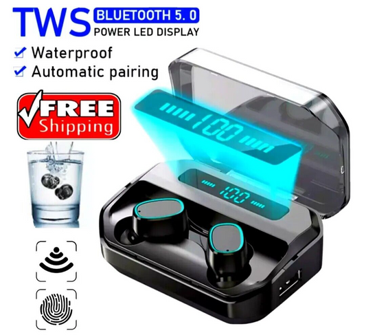 Noise Cancelling Bluetooth 5.0 Wireless TWS Earbuds Headphone Headset Waterproof
