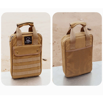 Outdoor Camping Cookware Storage Bag Picnic Tools Scissors Organizer Handbag New