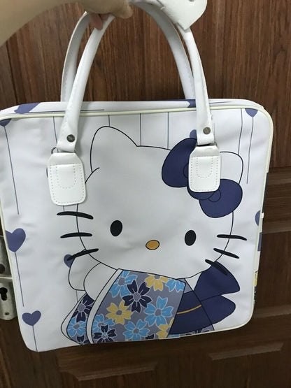 Women Girl Hello Kitty Kimono Handbag Tote Casual Travel Crossbody Shoulder Bag
