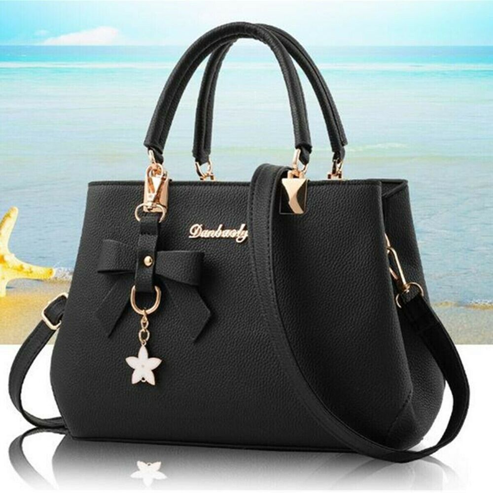 Womens Ladies PU Leather Handbag Shoulder Messenger Satchel Tote Crossbody Bags