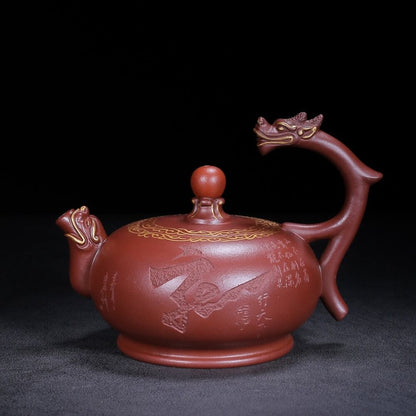 Chinese Yixing Zisha Clay Handmade Exquisite Teapot #8755576