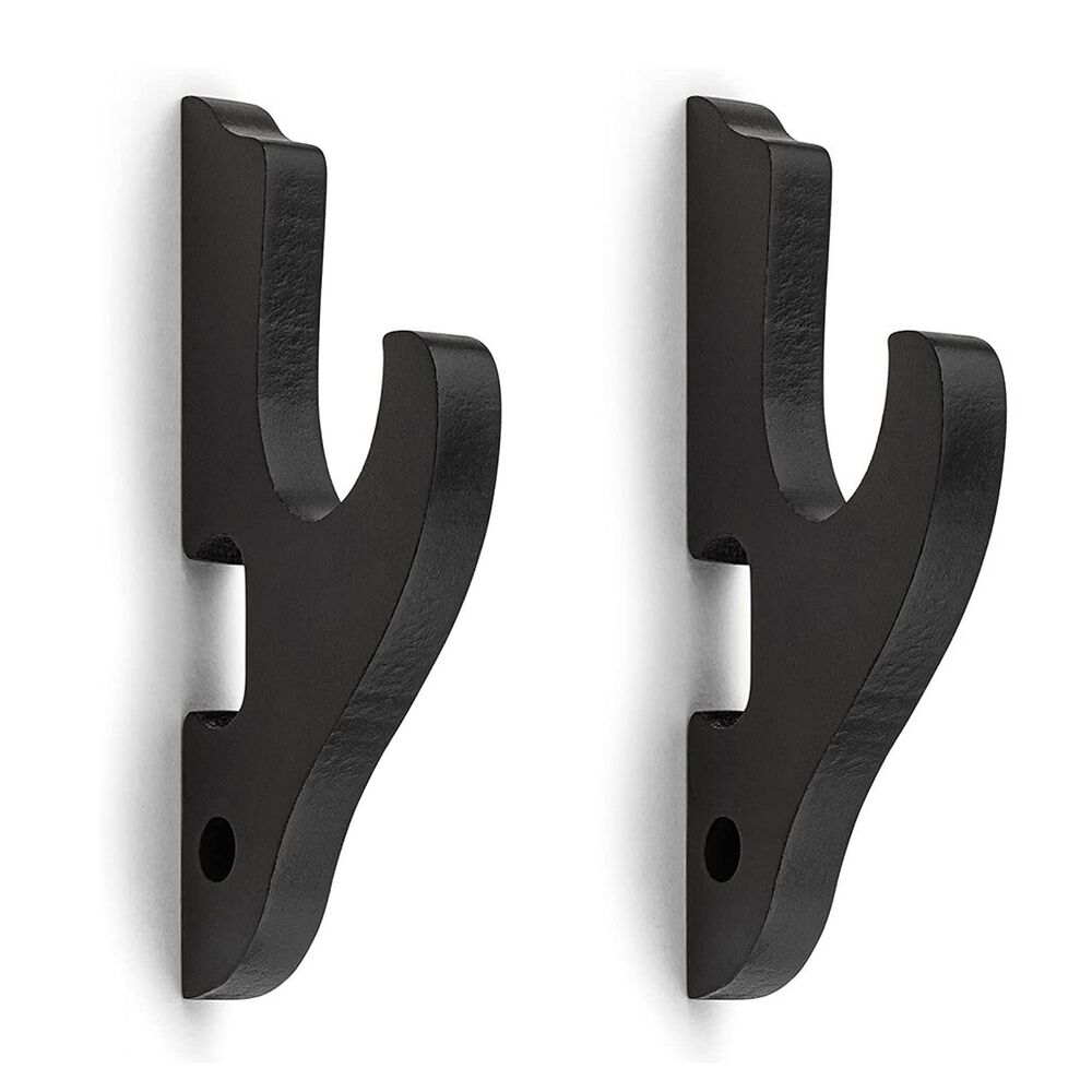 Sword Stand Holders 1 Pair Wooden Wall Mount Samurai Katana Tanto Hangers 15x7cm