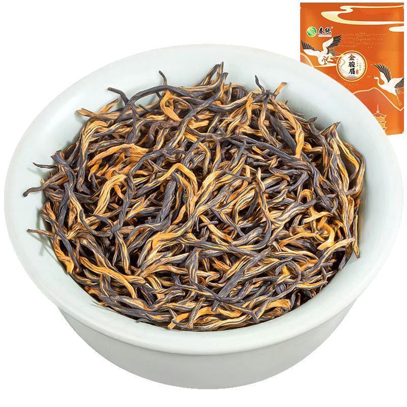 250g Organic Jinjunmei Black Tea Bagged Jin Jun Mei Oolong Red Tea Loose Leaf