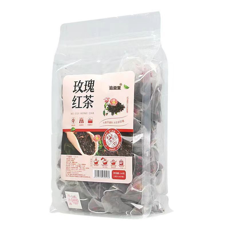 150g New Rose Black Tea Chinese Flower Black Tea Afternoon Teatime Healthy Drink