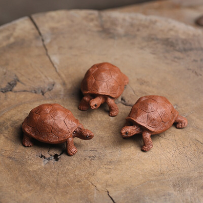 Purple Clay Tea Accessories Turtle Tea Pet Home Decor