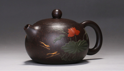 Chinese Yixing Zisha Clay Handmade Exquisite Teapot #855412