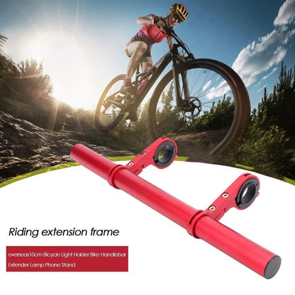 Bike Headlight Mount Bar Aluminum Alloy Bike Space Extension Mount Lightweight