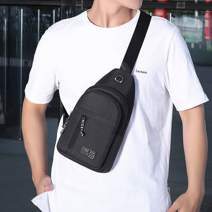 New Men Shoulder Bags Chest Bag Multifuncional Crossbody Bags Travel Sling ~URBT