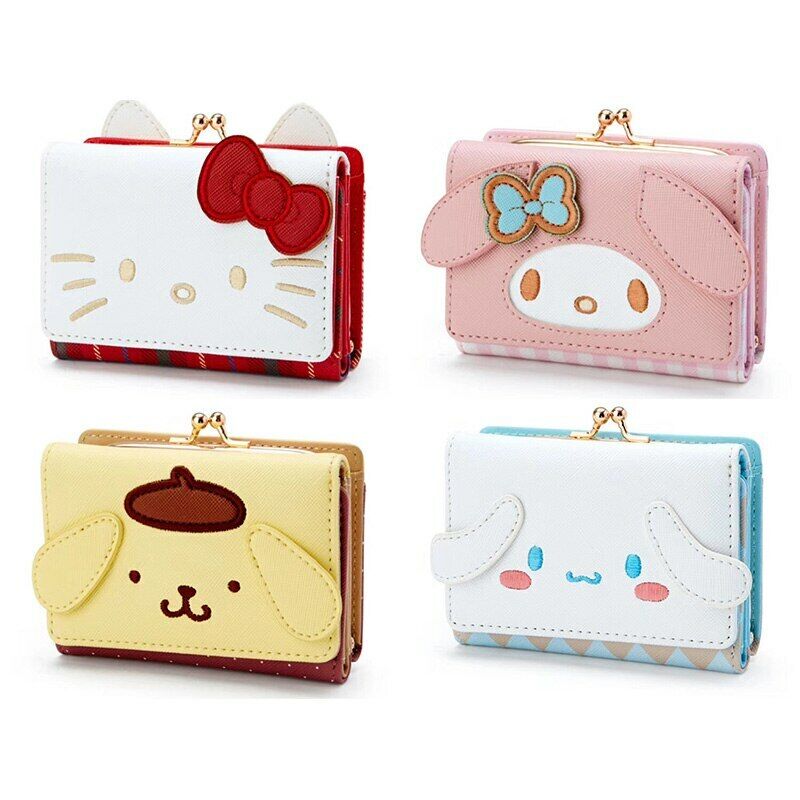 Cinnamoroll My Melody Kuromi Wallet Coin Purse Foldable Wallets card handbag