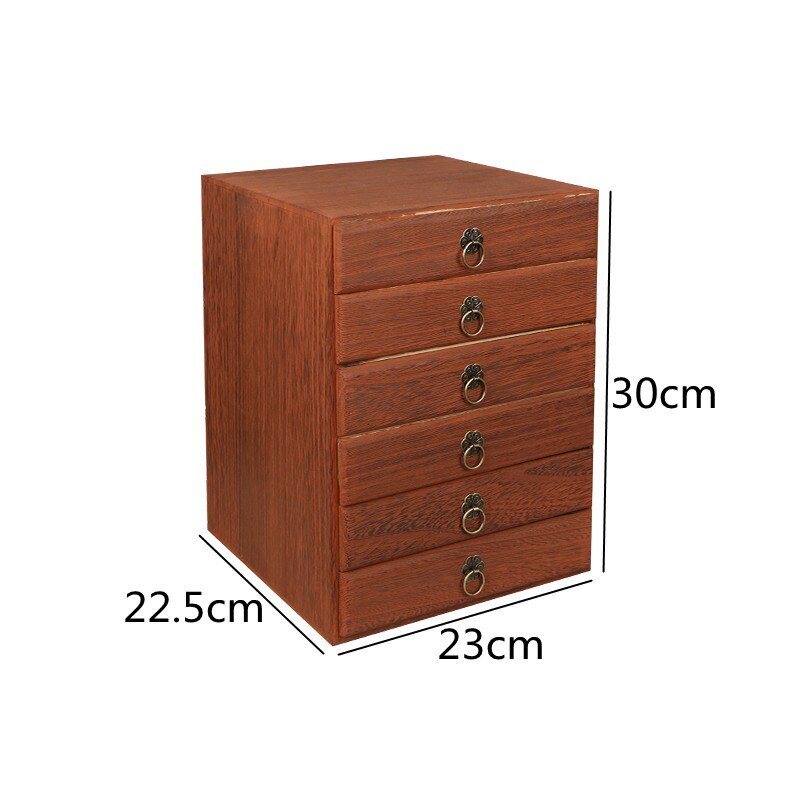 Multilayer Solid Wood Tea Box Tea Cake Storage Box Drawer Type Tea Cabinet Tea