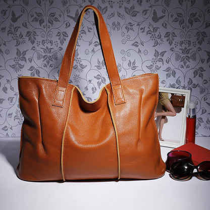 Genuine Leather Bag Women Leather Handbags Women Tote Bags Shoulder Bag