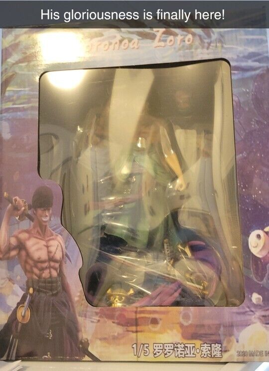Anime One Piece Gk Roronoa Zoro PVC Actionfigur Modell Statue Spielzeug Doppelkopf-