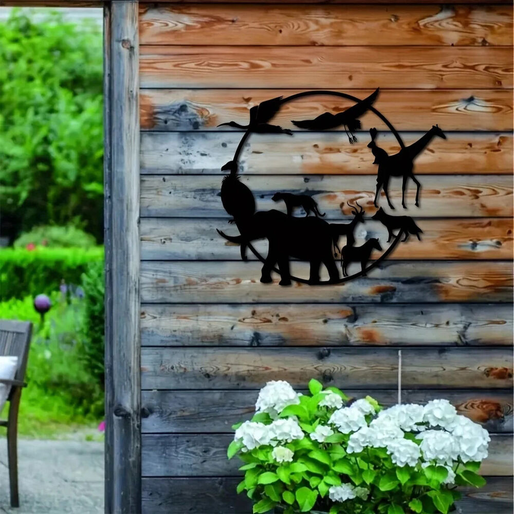 Art Wall Decor, Wildlife Metal Wall Decor, Metal Wildlife Signs, Room Wall Art