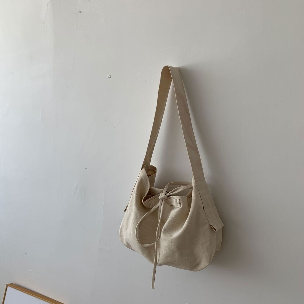 Women Bandage Crossbody Bag Canvas Shoulder Bag Female Bag Student Bag