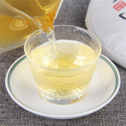 357g Ancient Tree Puerh Raw Tea Cake Traditional Handmade Puerh Material