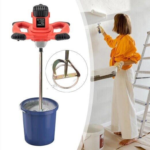 Paint Stirring Rod S-Type Mixer Drill Handheld Cement Plaster Mortar Mixing Tool