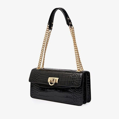 Top Cowhide Leather Party/Cocktail Bag Luxury Women's Sling Shoulder Chain Bag