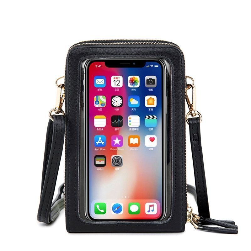 Women Leather Shoulder Bags Large Capacity Crossbody Bags Handbag Phone Purse
