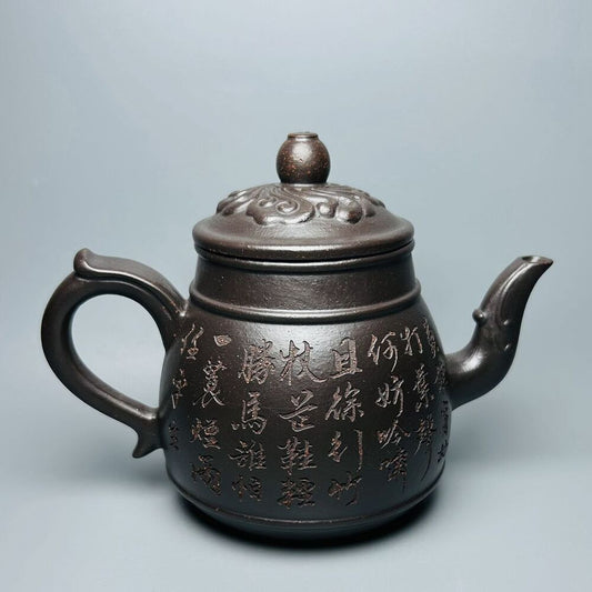 Vintage Chinese Yixing Purple Clay Teapot Zisha Ceremony Fashion Gift Teaware