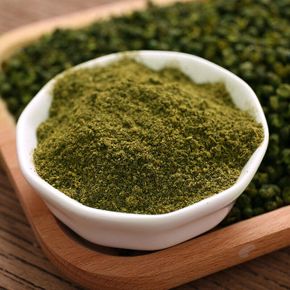 Green Peppercorns Dried Pepper Spicy Powder Hot Sichuan Spices Cooking Seasoning