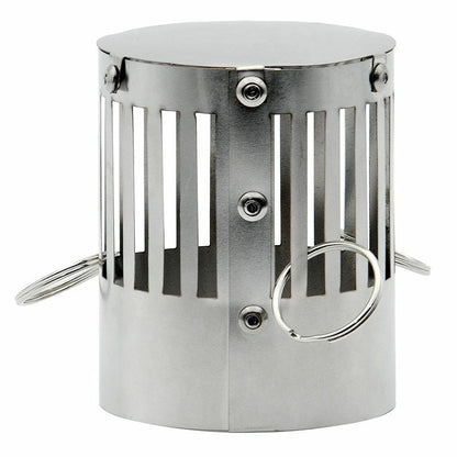 Titanium Wood Stove Spark Arrester Anti-sag Glass Panel Chimney anti-scalding 80