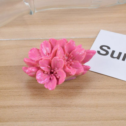 3D Rose Flower Form Soap Mold 7.2x5.5x3.4cm Silicone DIY Cake Craft Making Tools