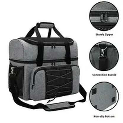 Polyester Bowling Handbag With Shoulder Strap Handle Bowing Ball Backpack Kit