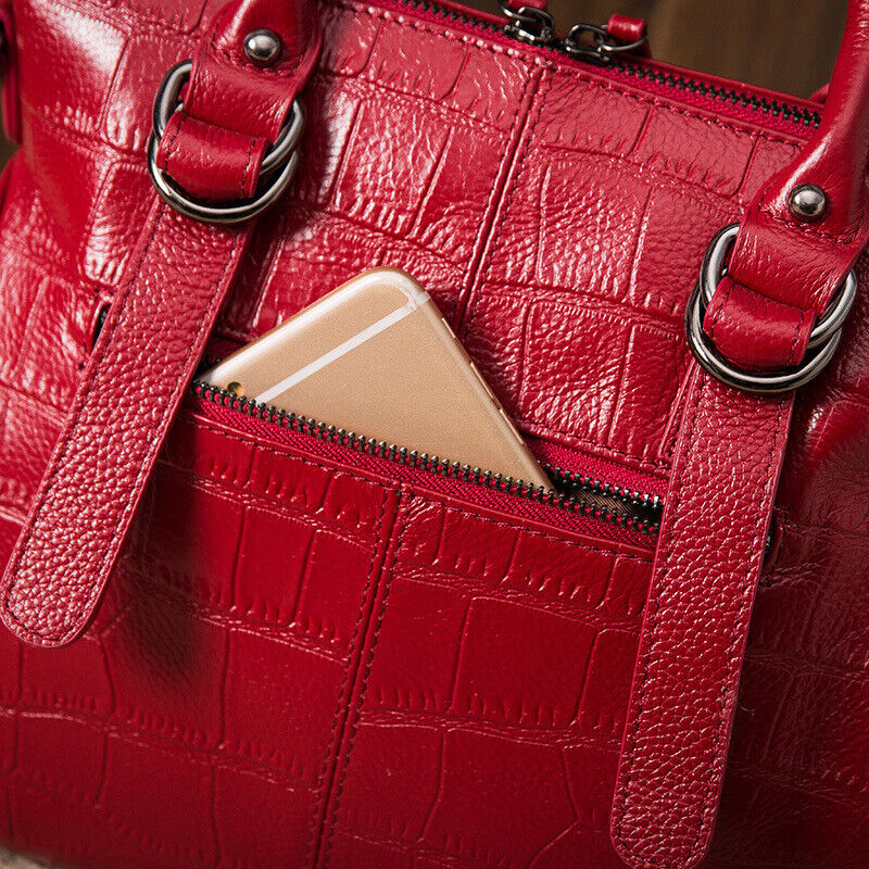 NEW Handbag Genuine Leather Hobo Satchels Tote Crossbody Shoulder Bag Purse