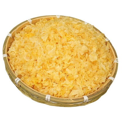 Crushed Sue Bai Mu Er Snow Fungus Gutian Serpihan Kulat Putih White Fungus 250g