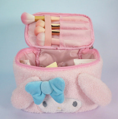 Kuromi Cute Large Capacity Makeup Bag Women's Portable Travel Plush Storage Bag