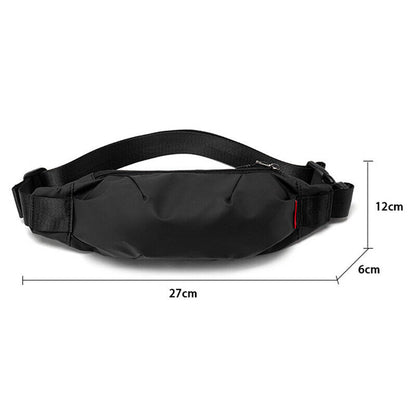 Men's Sling Backpack Oxford Waterproof Outdoor Crossbody Bag Daypack Waist Pack