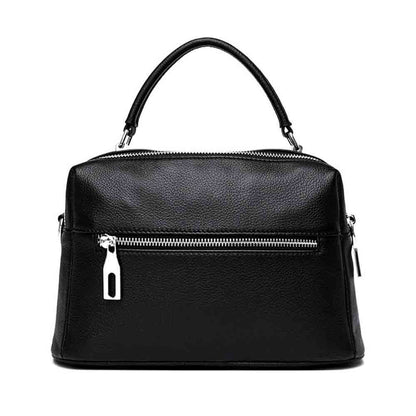 Bag for Women Genuine Leather Shoulder Purses Multi-Pocket Cowhide Female Bag