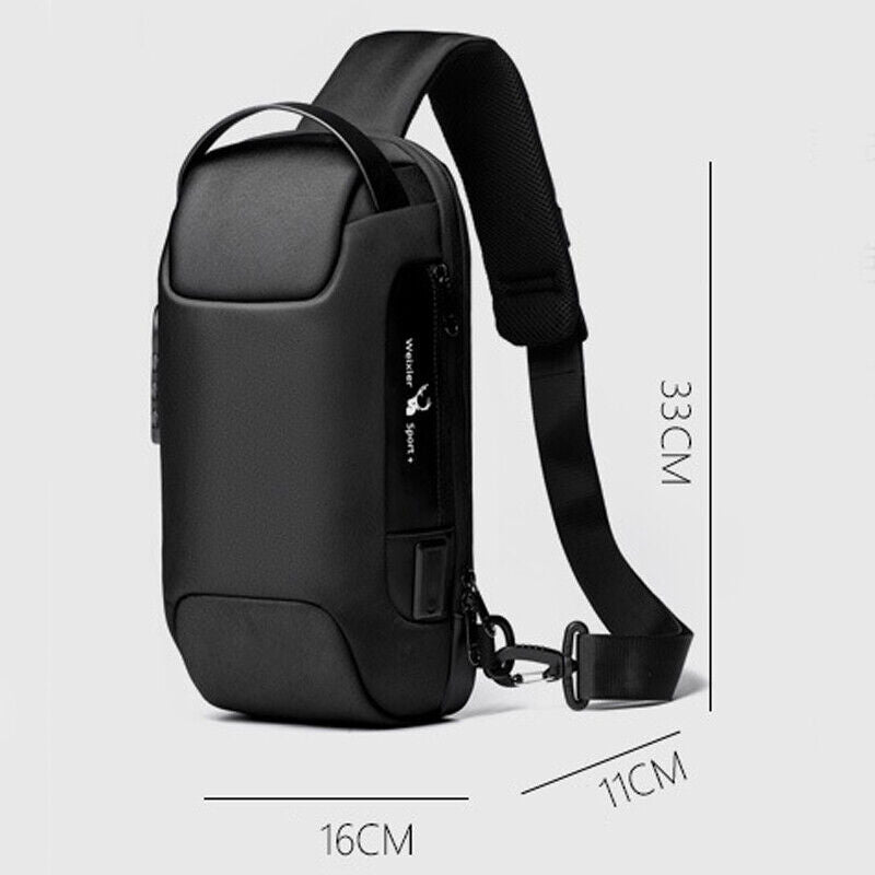 Sling Backpack Oxford cloth Waterproof&Anti-theft Crossbody Bag Outdoor SportBag