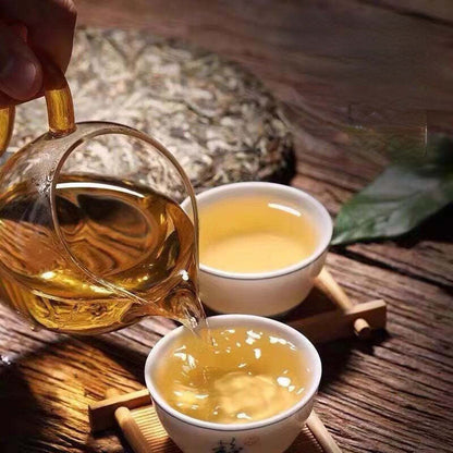 357g Pu-erh Raw Tea Cake Iceland Big Tree Puerh Tea Early Spring Pu'er Green Tea