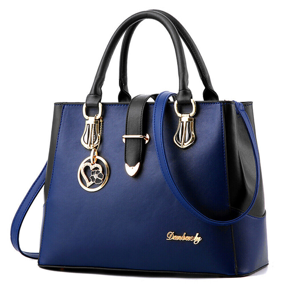 Women Leather Handbag Messenger Shoulder Tote Bag Crossbody Satchel Purse Large
