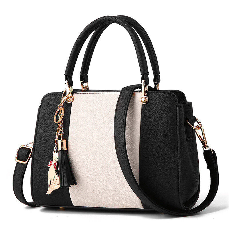 Women Faux Leather Shoulder Bag Tote Purse Handbags Messenger Crossbody Satchel