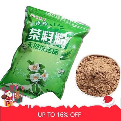 500g Pure Tea Seed Powder Shampoo Hair Top Natural Cleansing Powder Dish Wash