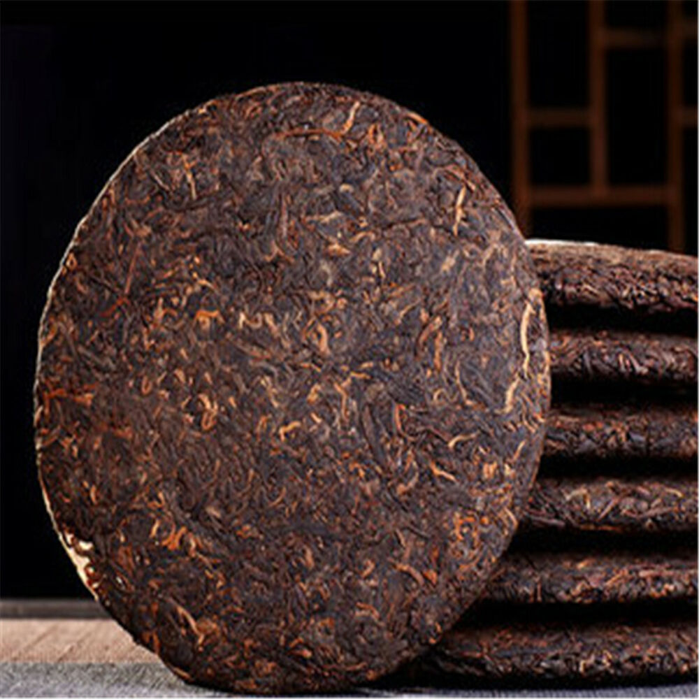 Mature Pu'er Black Tea 357g Yunnan Menghai Pu-erh Tea Cake Healthy Drink-